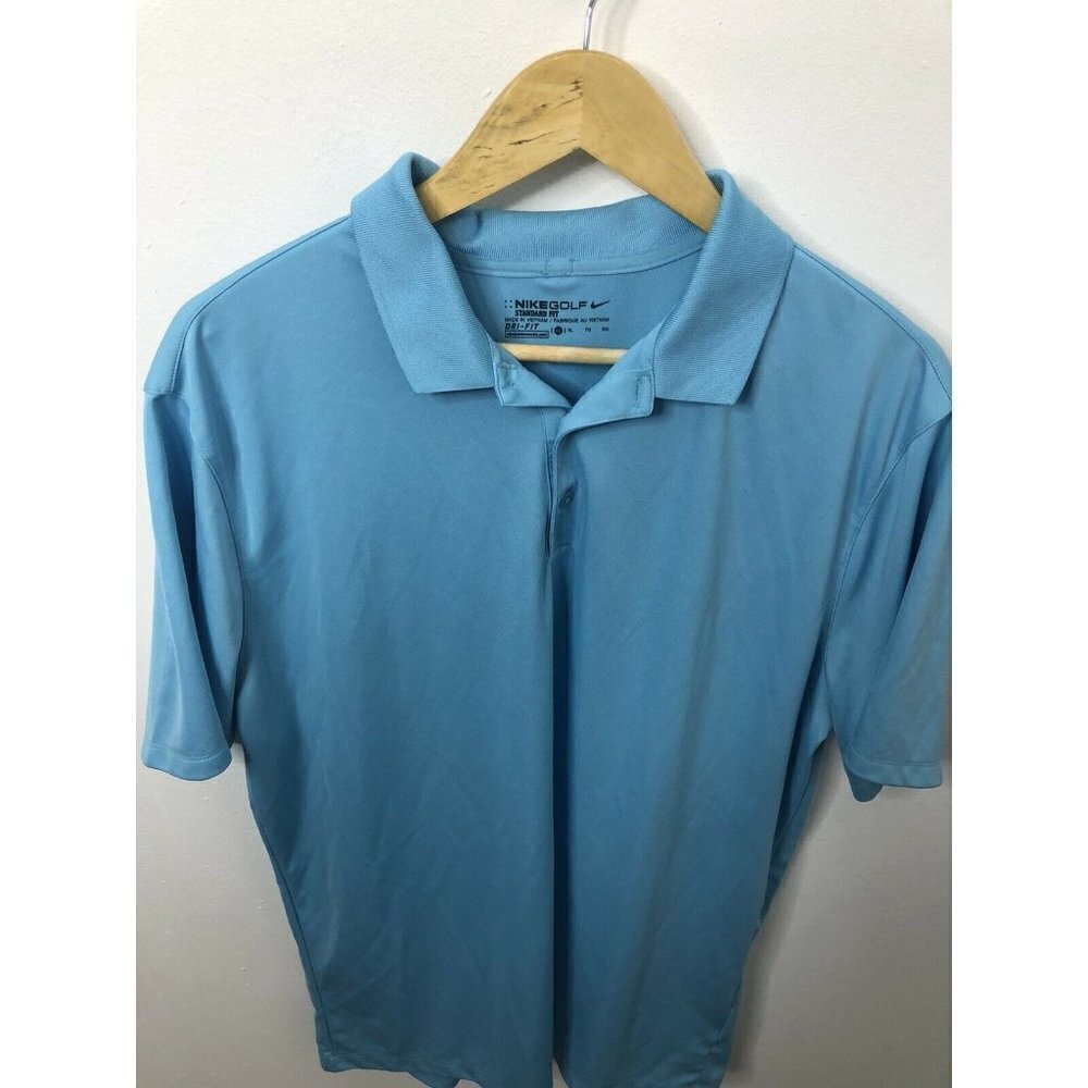 NIKE GOLF DRI-FIT Men XL S/S‎ Polyester Polo Shirt